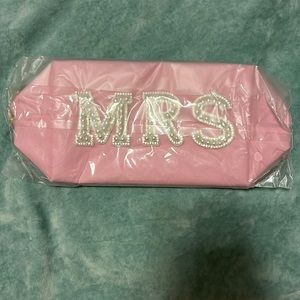 “MRS” Pink Cosmetic Bag